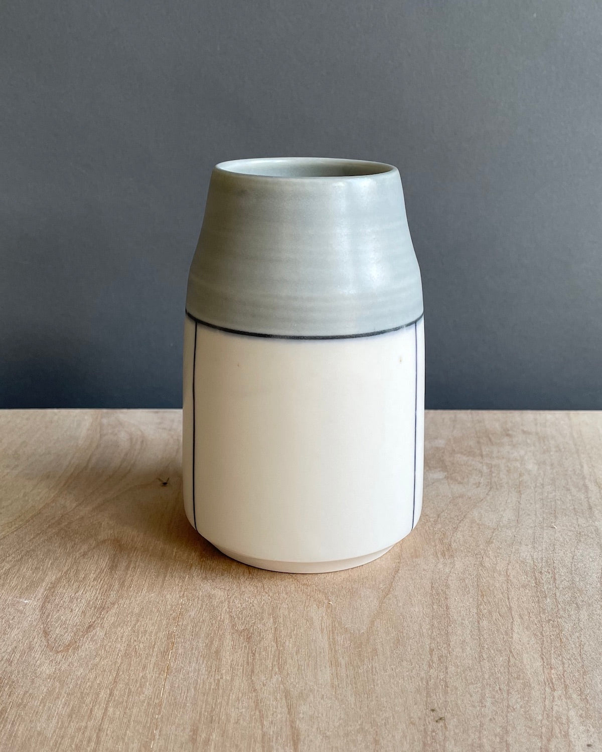 Small Vase - Line & Color Block